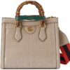 Gucci Diana Small Crocodile Tote Bag